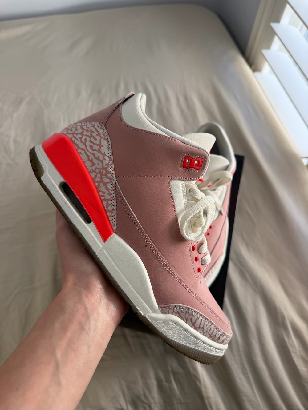 Women's Pink Air Jordan 3 Retro